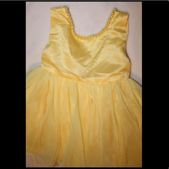 Yellow infant party dress - Picture 9 of 12
